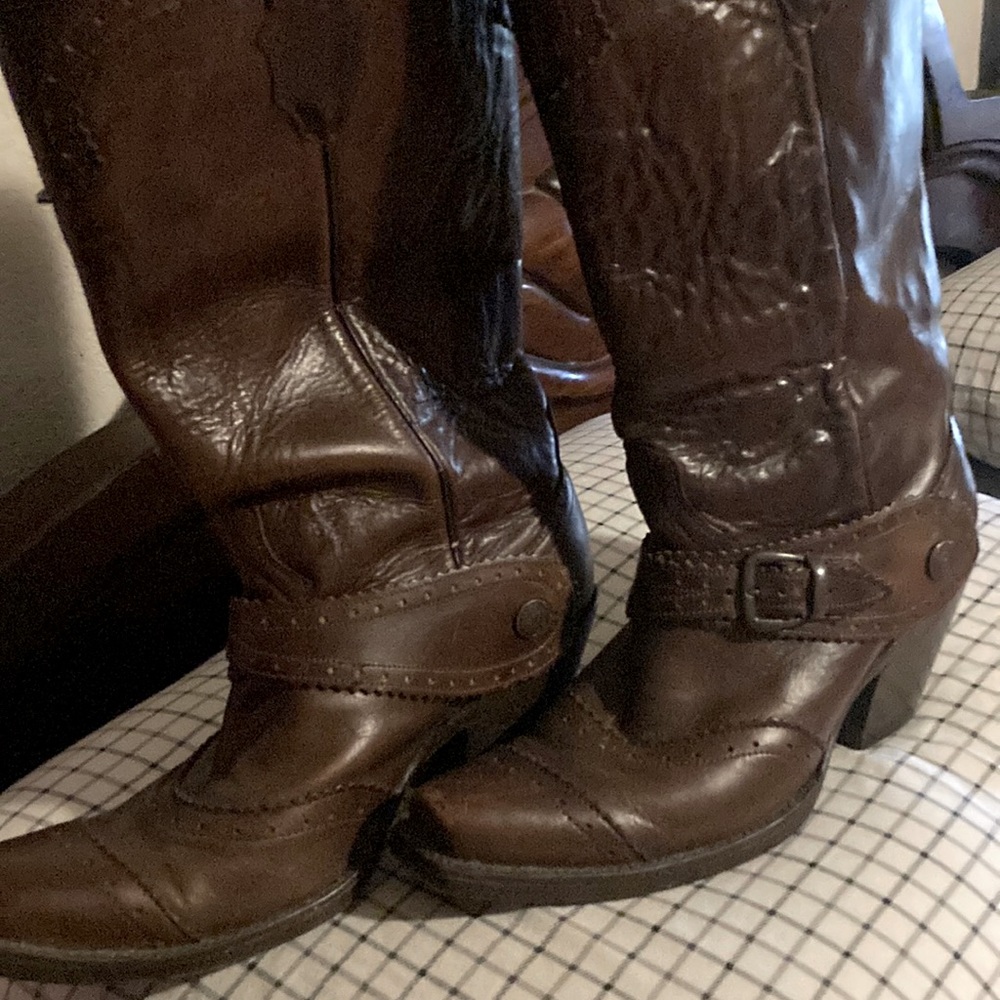 Corral boot in Brown leather, 71/2